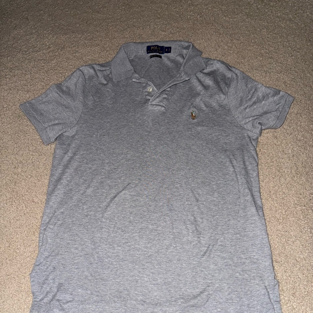 Polo by Ralph Lauren Men's Gray Polo Shirt